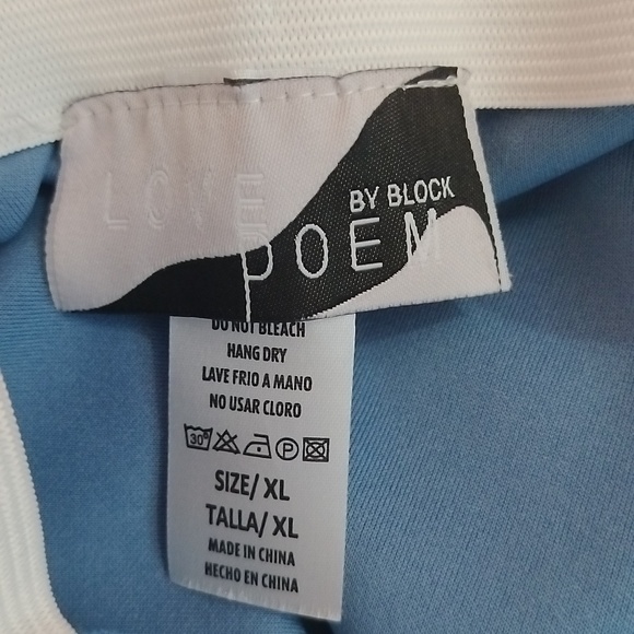 Blue Skirt with rhinestone embellishment XL - Picture 5 of 5